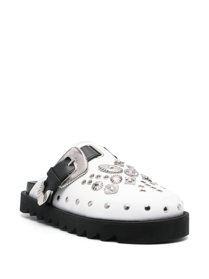 TOGA PULLA metal-eyelet mules outlook