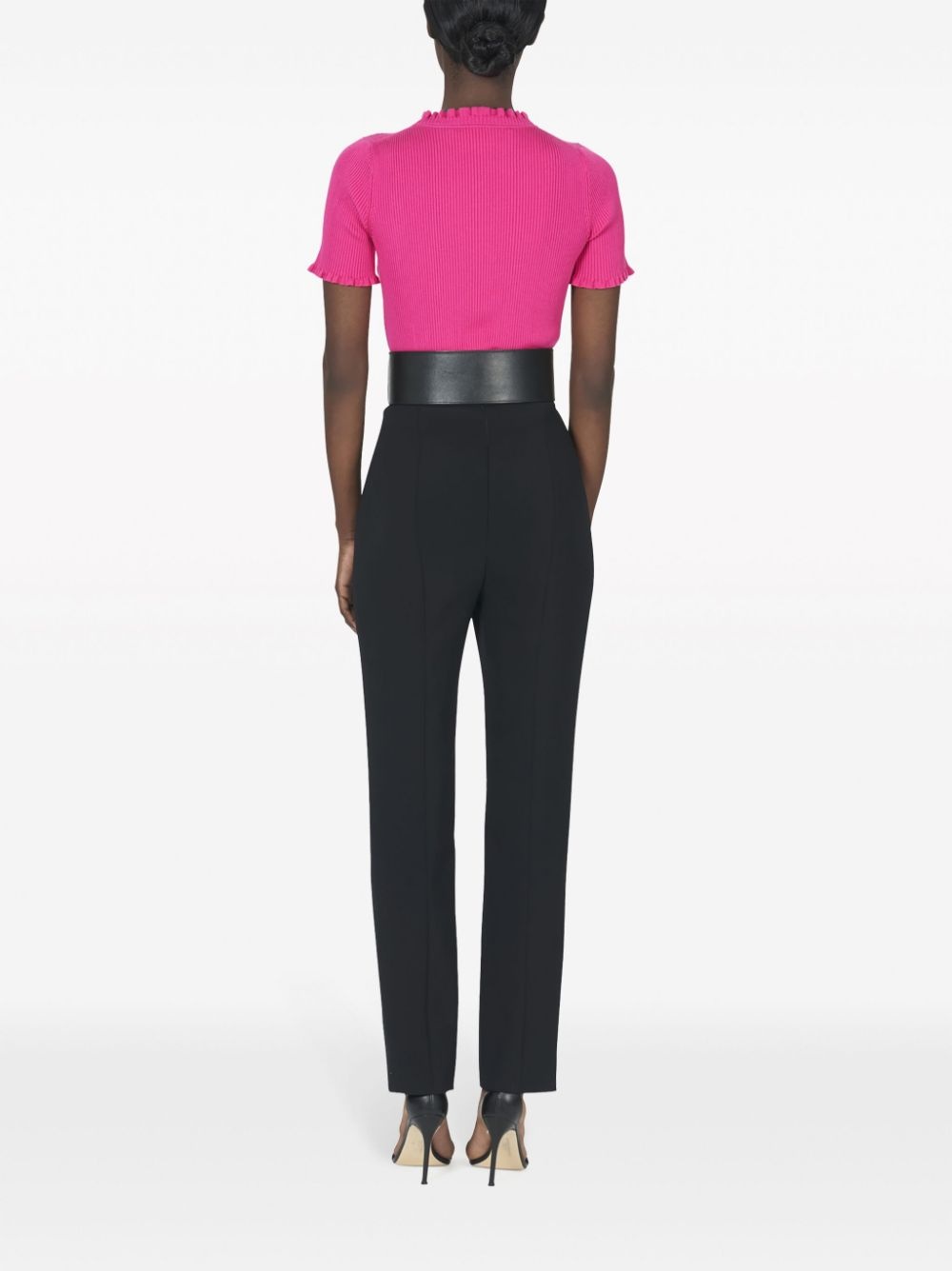 ribbed knitted top - 3