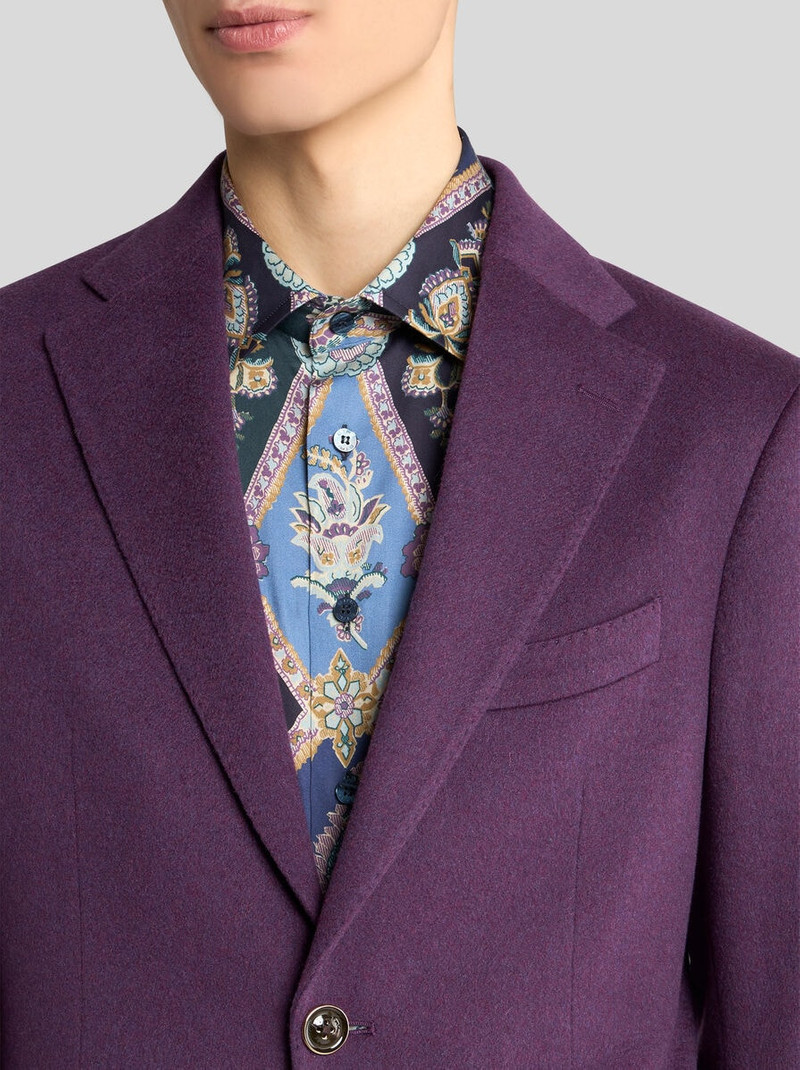 SINGLE-BREASTED CASHMERE JACKET 2
