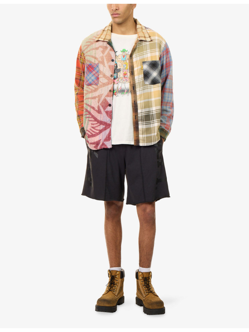 GALLERY DEPT. Fitness Logo-Print Cotton Shorts outlook