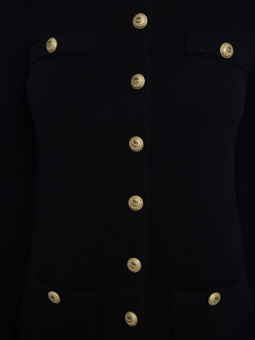 button-detailed flared-sleeve cardigan - 5