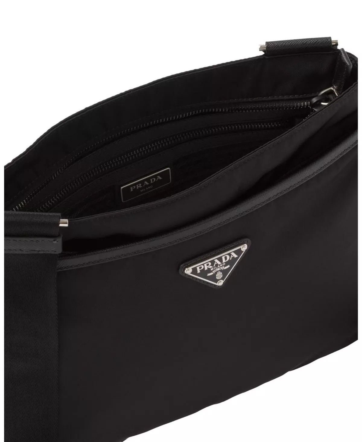 Re-Nylon and Saffiano Shoulder Bag - 7