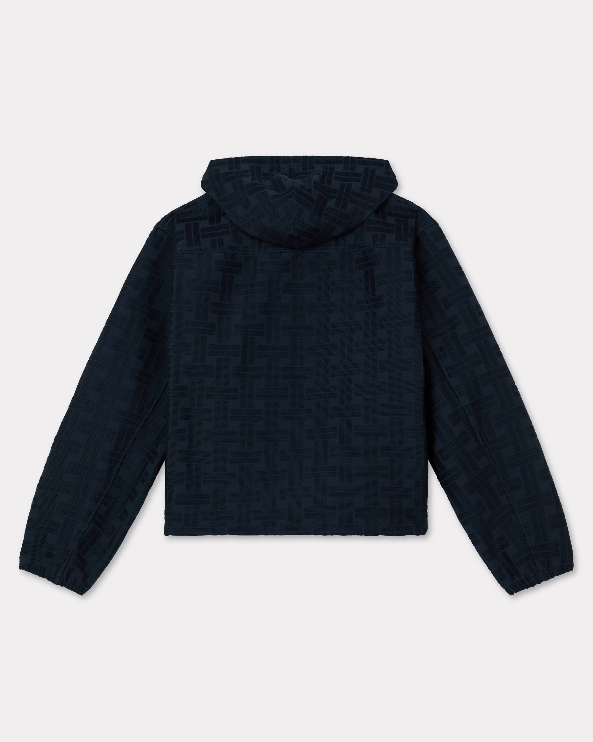'KENZO Weave' hooded shirt in cotton jacquard - 2
