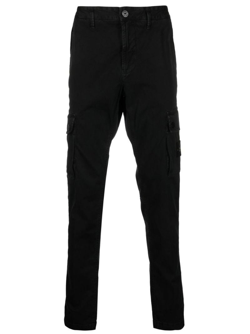 Compass-patch cargo trousers - 1