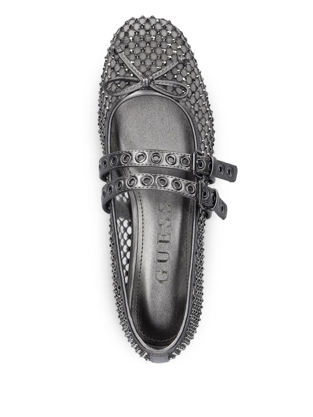 embellished buckle ballet flats - 4