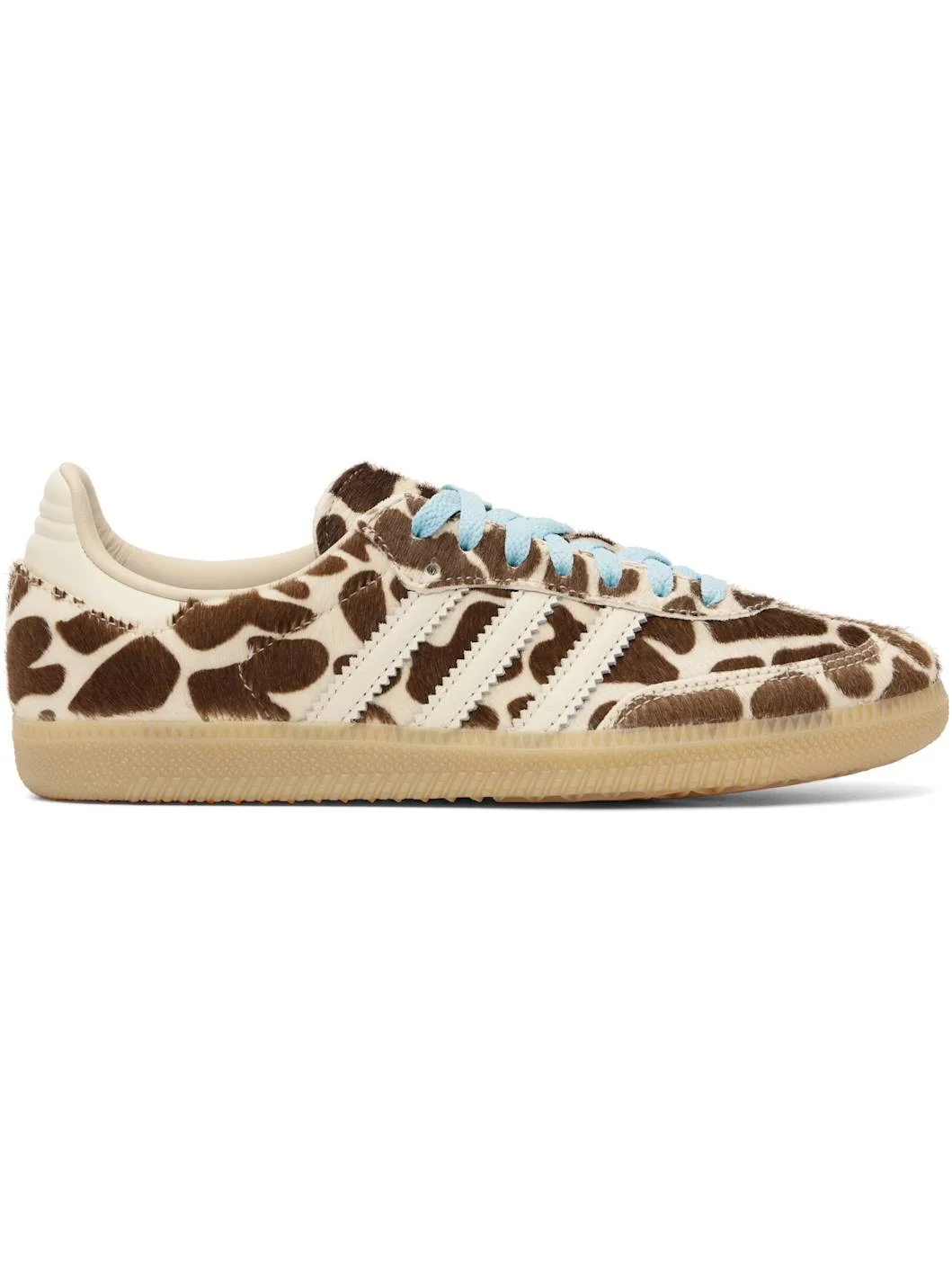 Off-White & Brown Samba OG Sneakers - 1