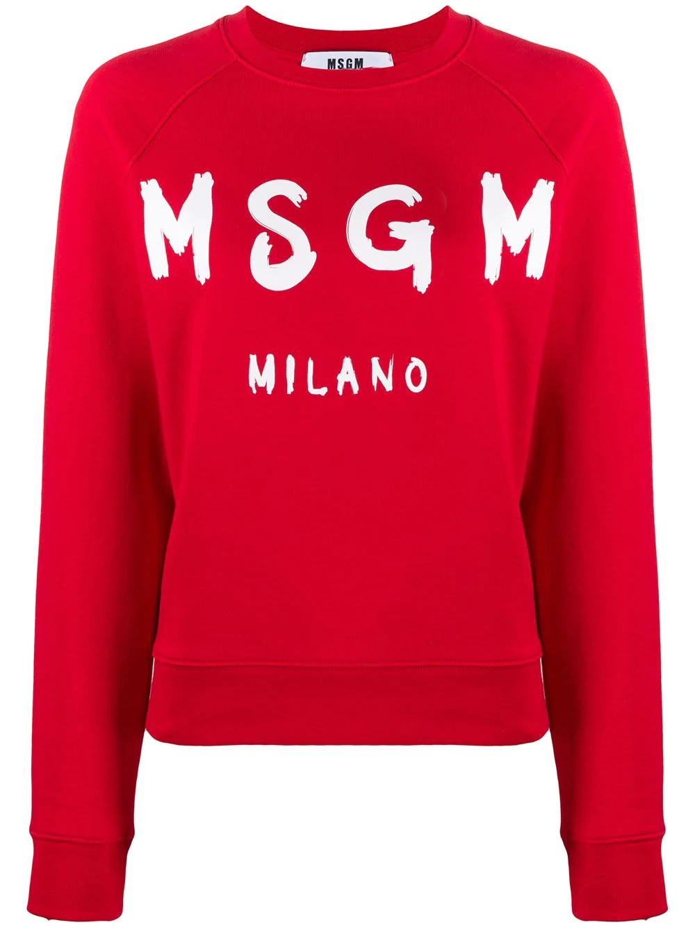 logo-print raglan sweatshirt - 1