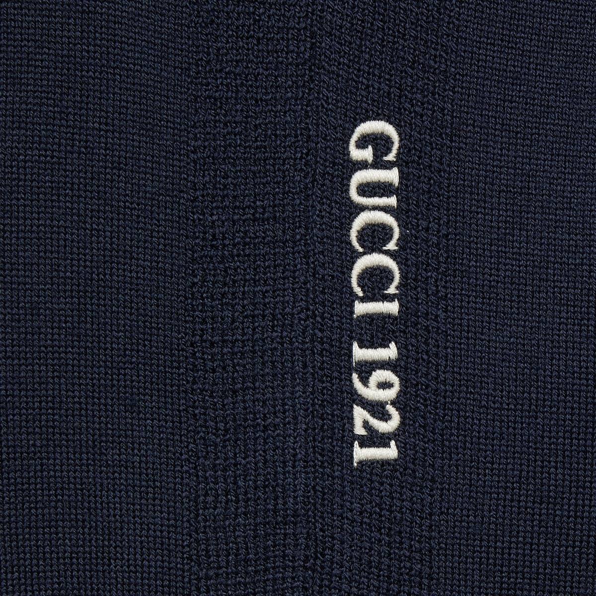 Wool sweater with Gucci embroidery - 4