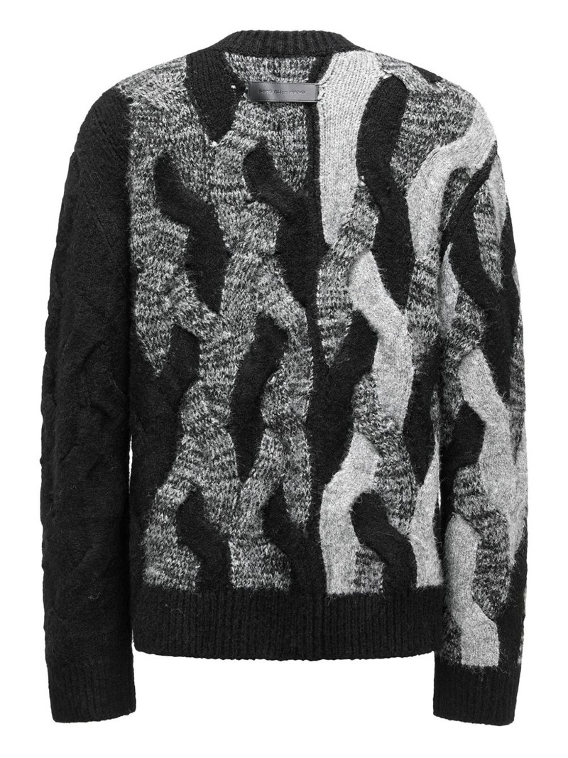 FENG CHEN WANG cable-knit sweater outlook
