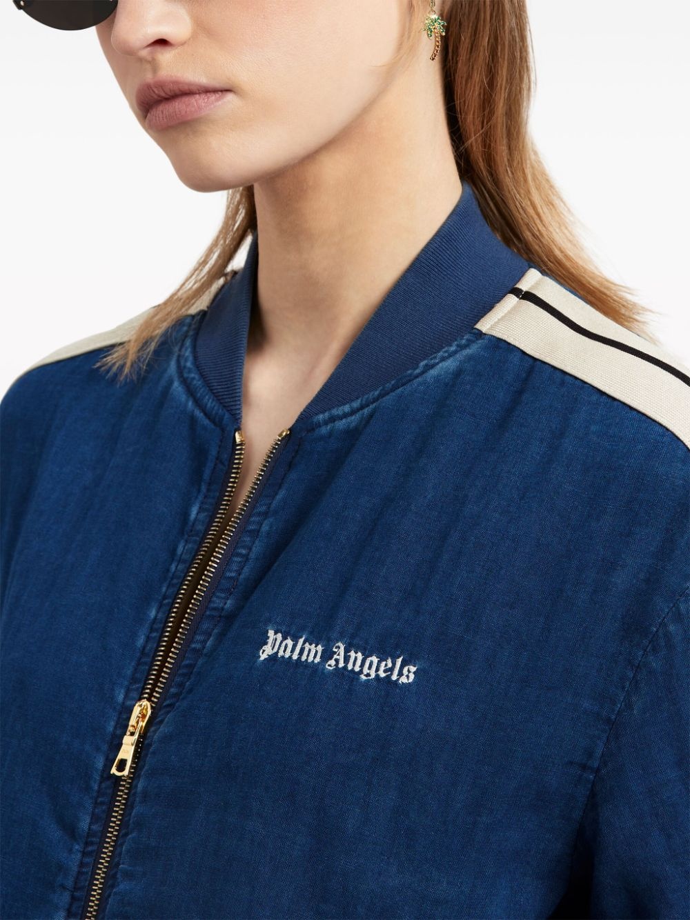 Chambre denim bomber jacket - 6