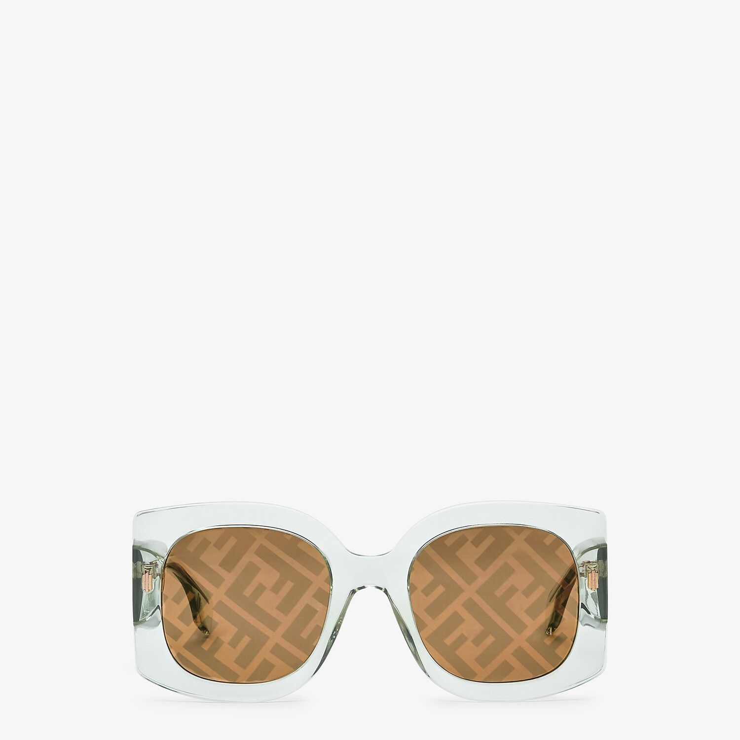 Sunglasses in transparent green acetate - 1