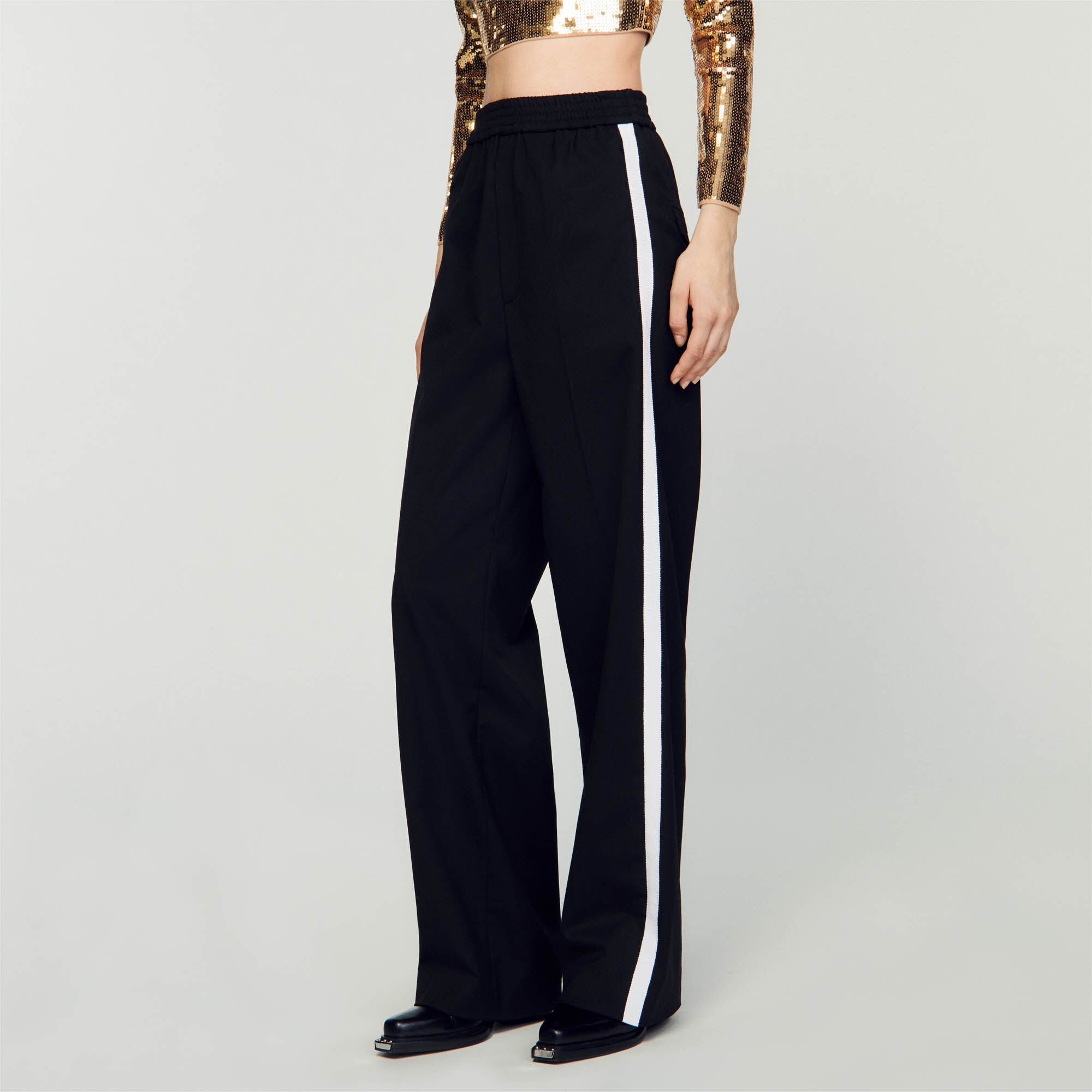 PANTS WITH SIDE STRIPES - 5