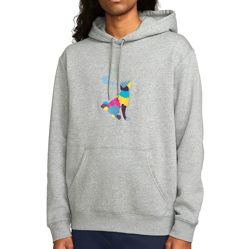 Nike Nike graphic hoodie 'Grey' DH2882-063 outlook