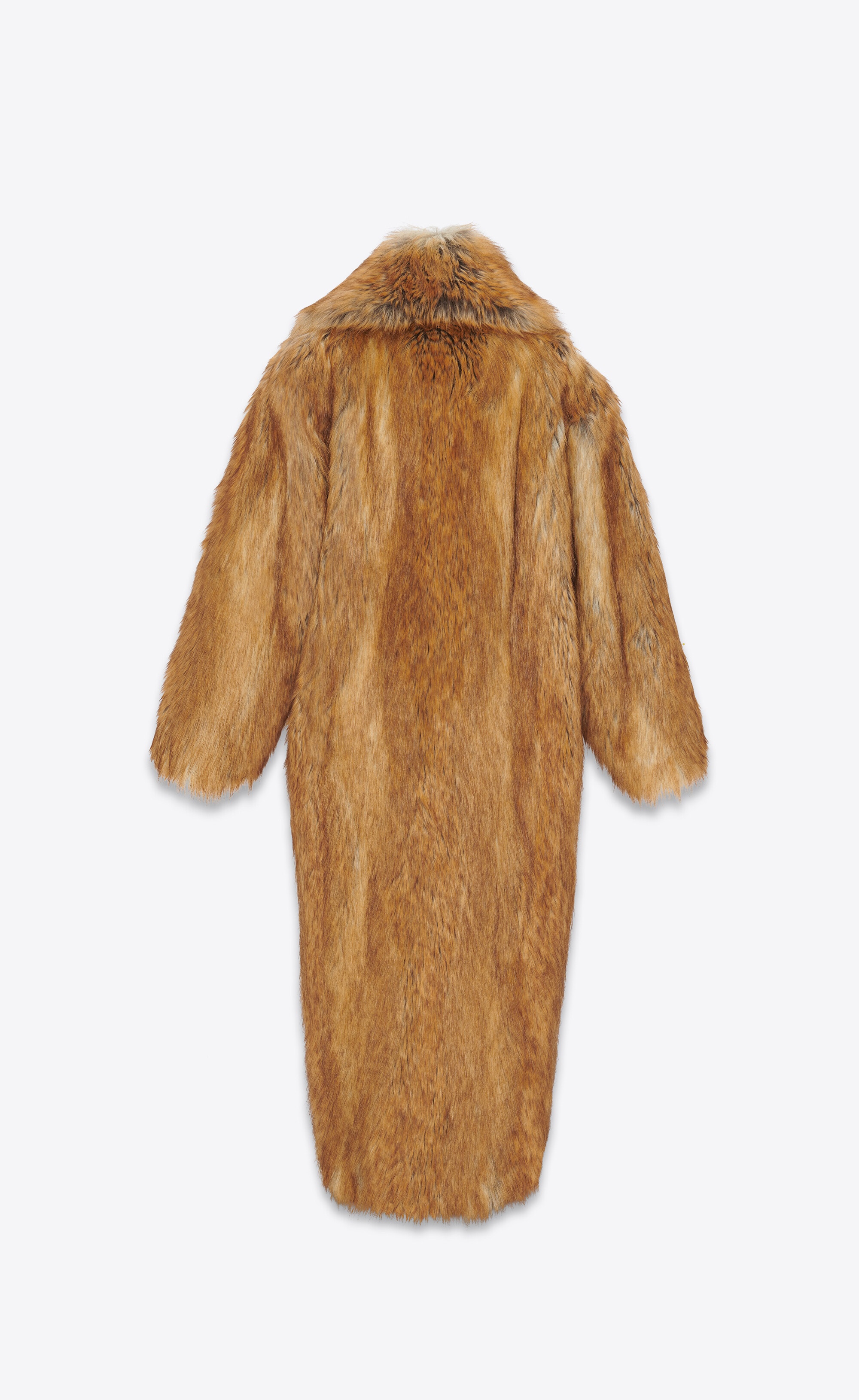 long coat in animal-free fur - 3