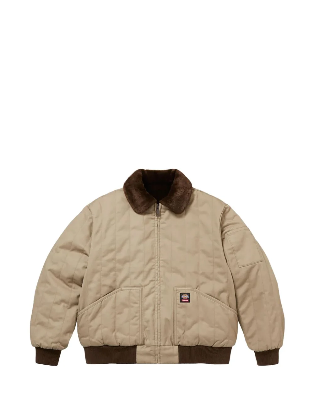 x Dickies reversible-design quilted work jacket - 1