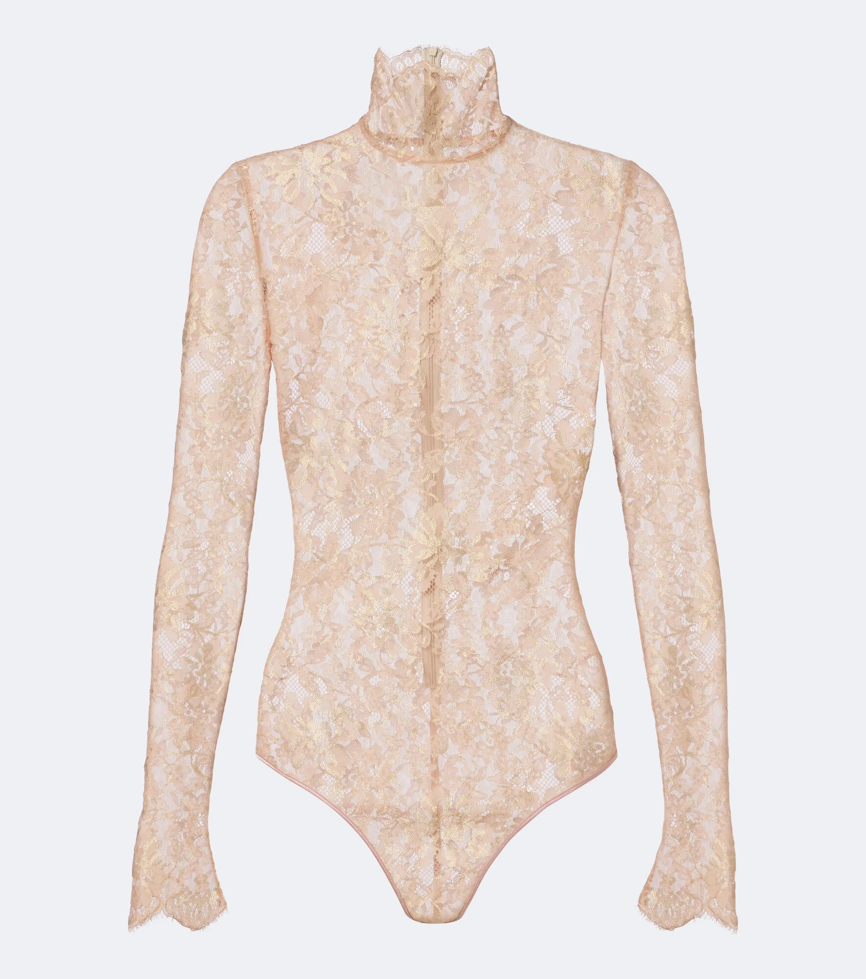 Sheer lace bodysuit - 1