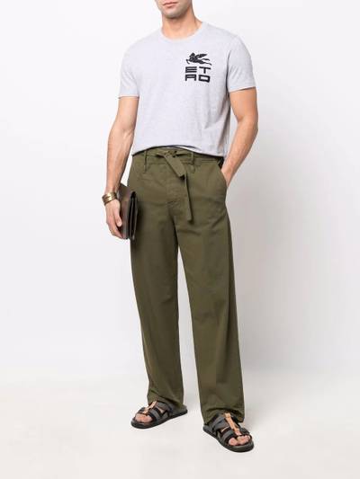 Etro logo-print T-shirt outlook