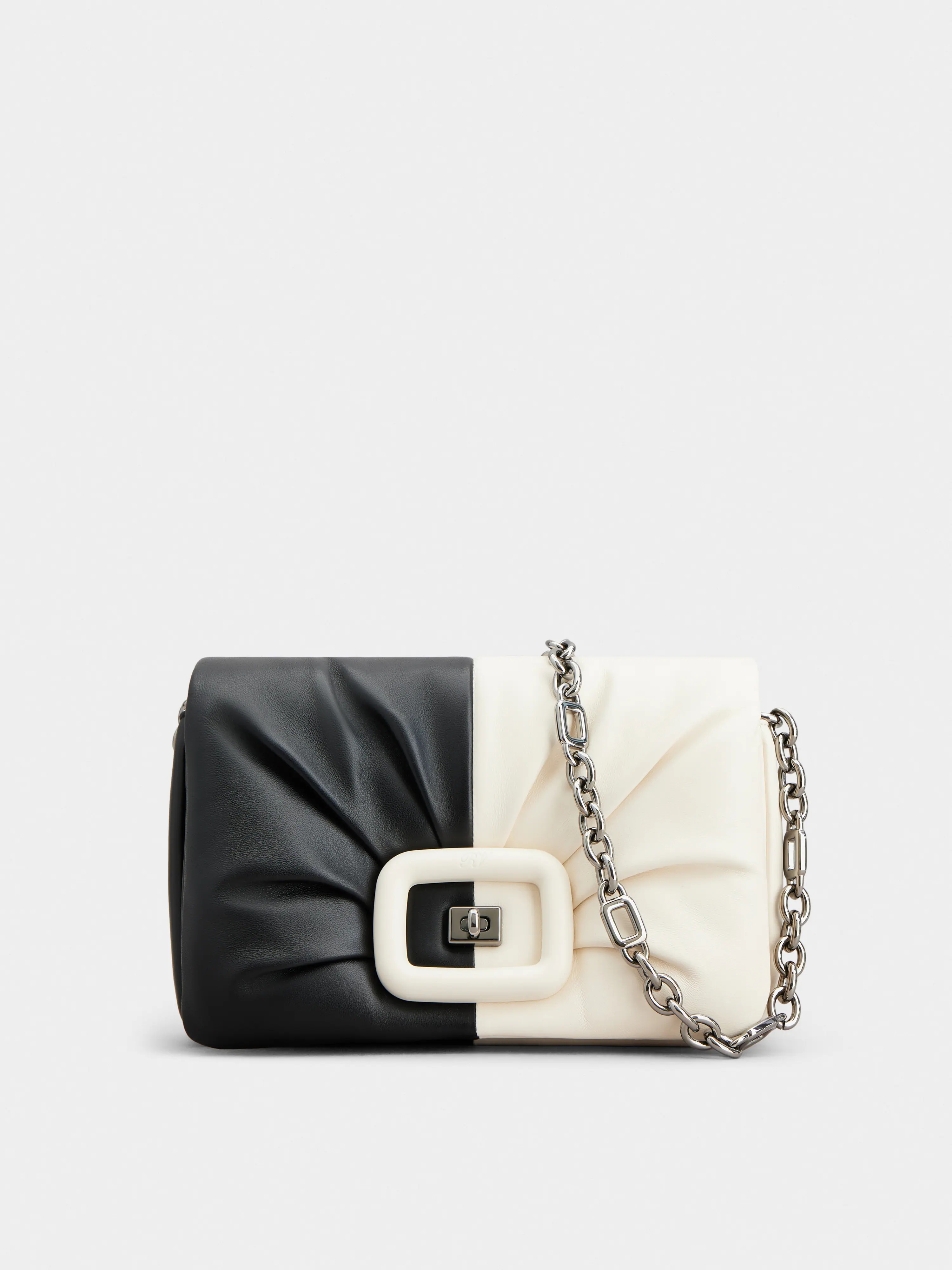 Viv' Choc Bag in leather - 1
