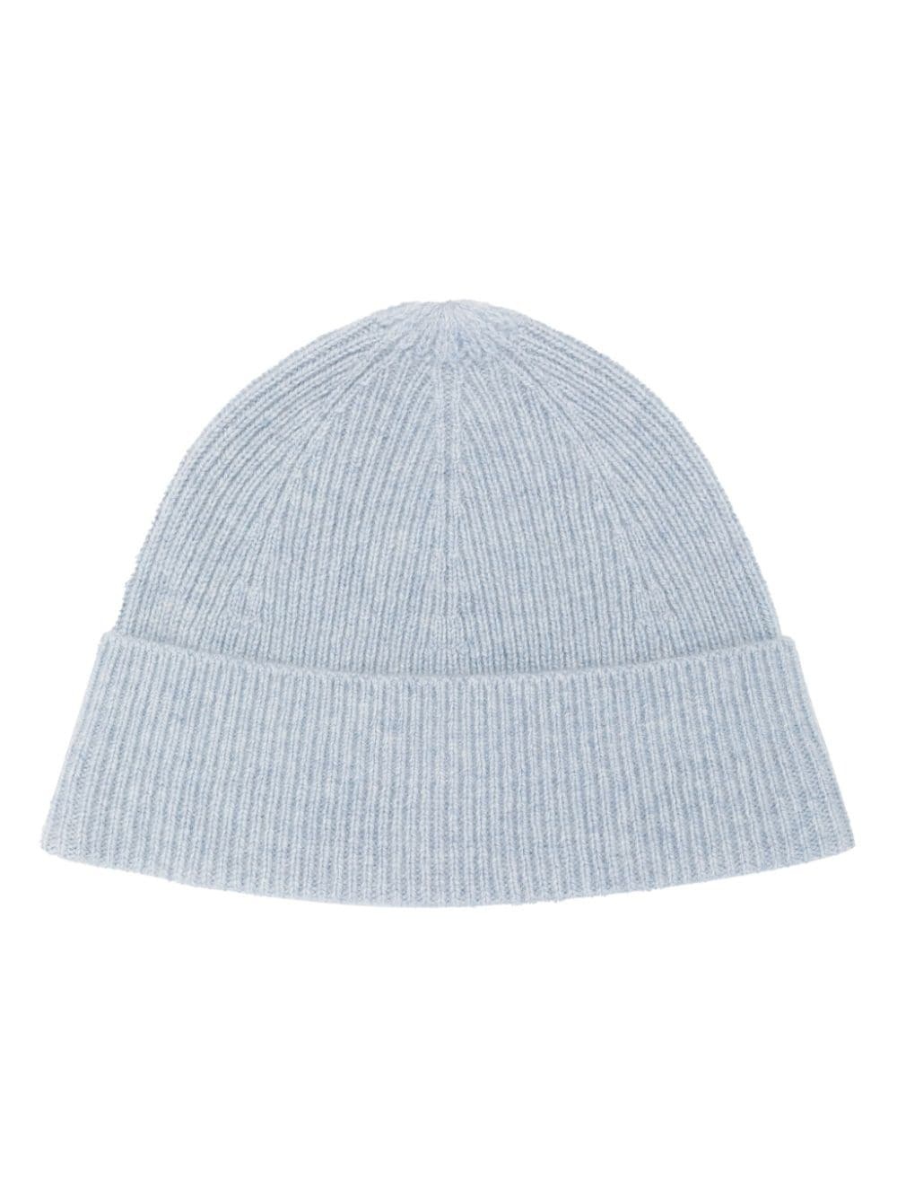 ribbed-knit beanie - 1