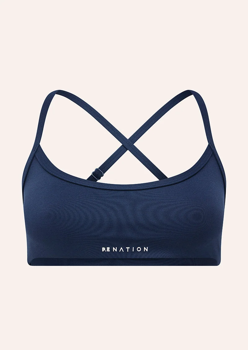 REVEAL SPORTS BRA IN DARK NAVY - 1