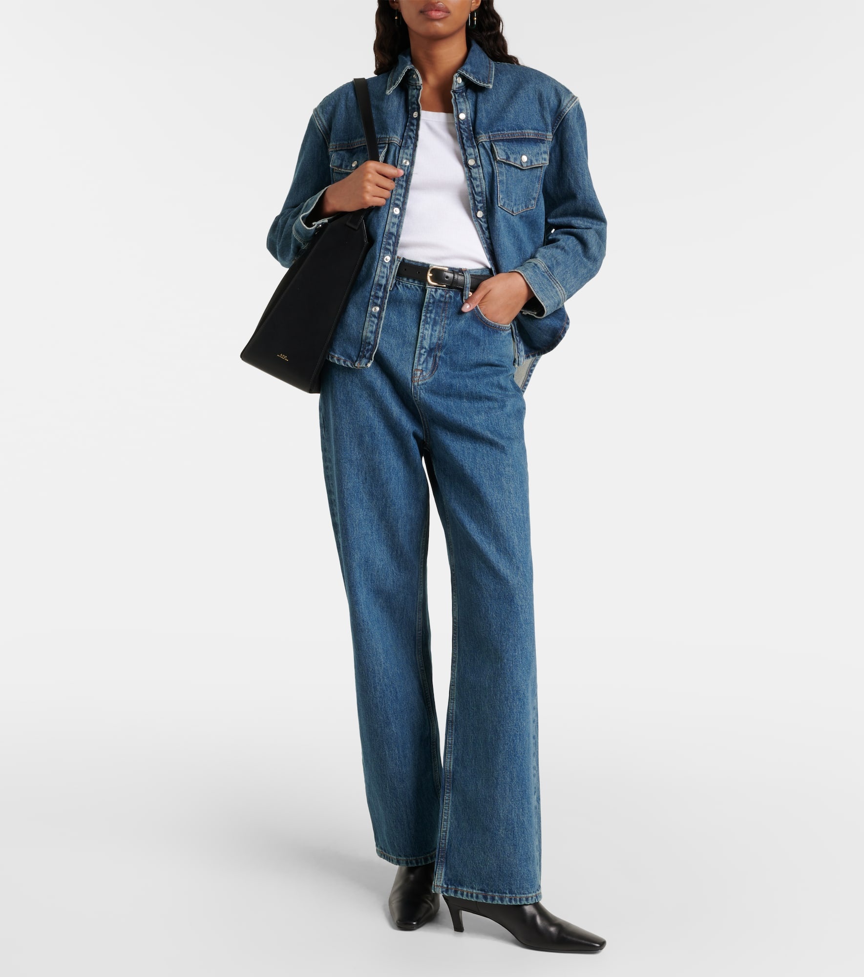 High-rise straight jeans - 2
