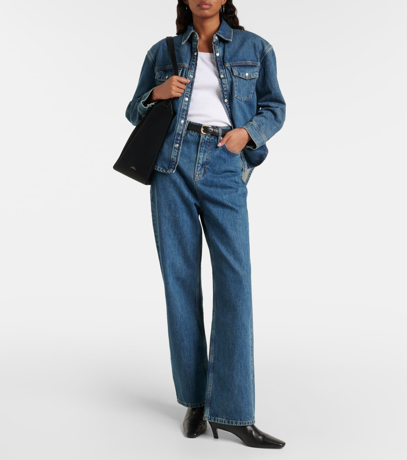 WARDROBE.NYC High-rise straight jeans outlook