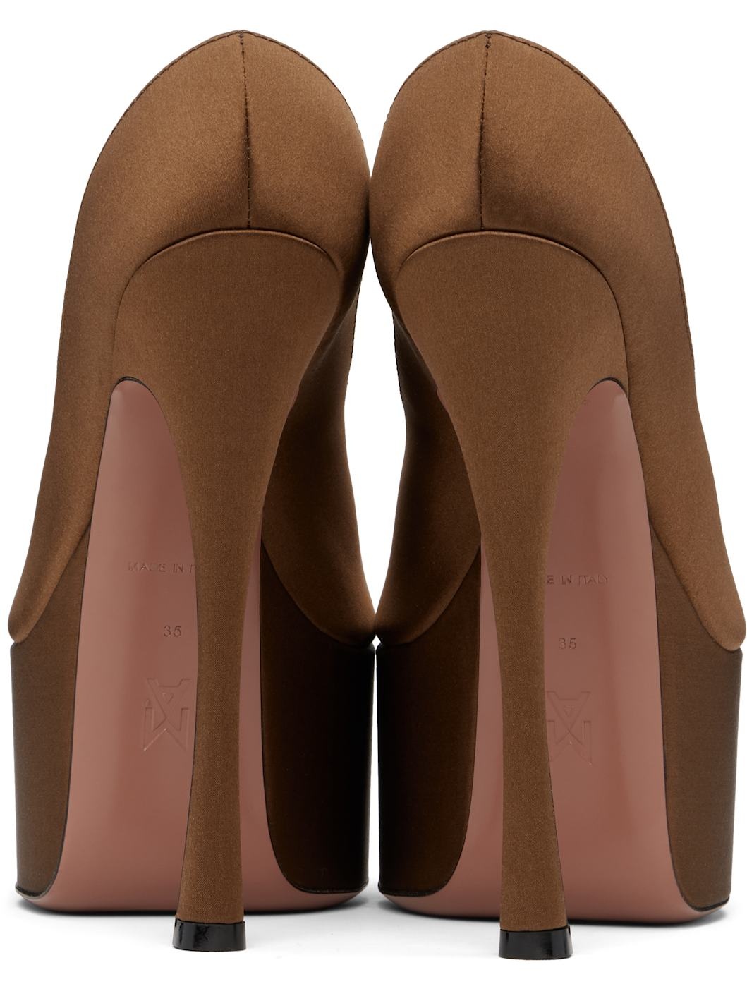 Brown Anok Plateau Heeled Sandals - 2