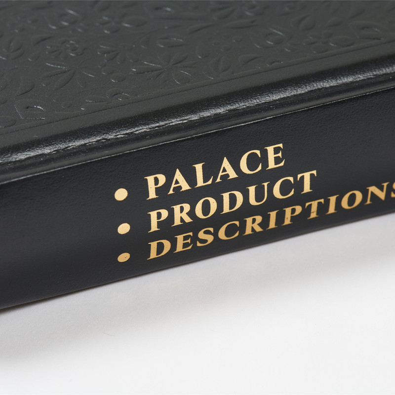 PALACE PRODUCT DESCRIPTIONS: THE SELECTED ARCHIVE BOOK BLACK 8