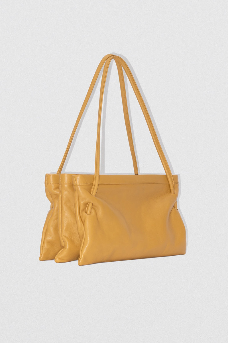 BY FAR HANNAH CUMIN LAMB NAPPA LEATHER SHOULDER BAG outlook