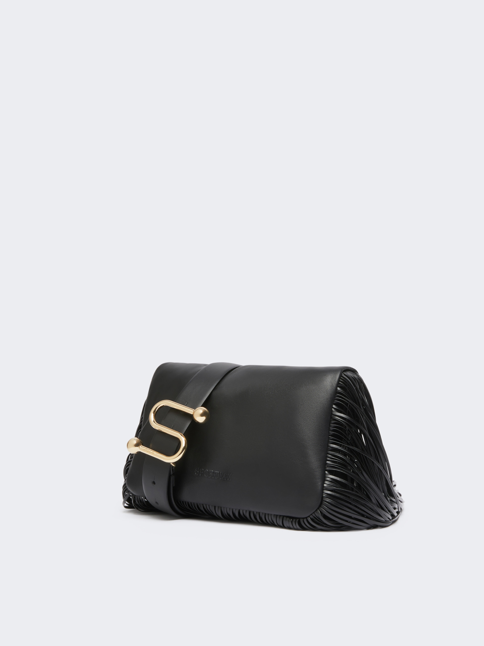 STILLA Mini envelope bag in nappa with fringes - 2