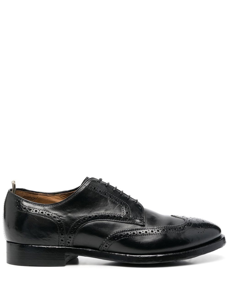 brogue-detail lace-up shoes 1
