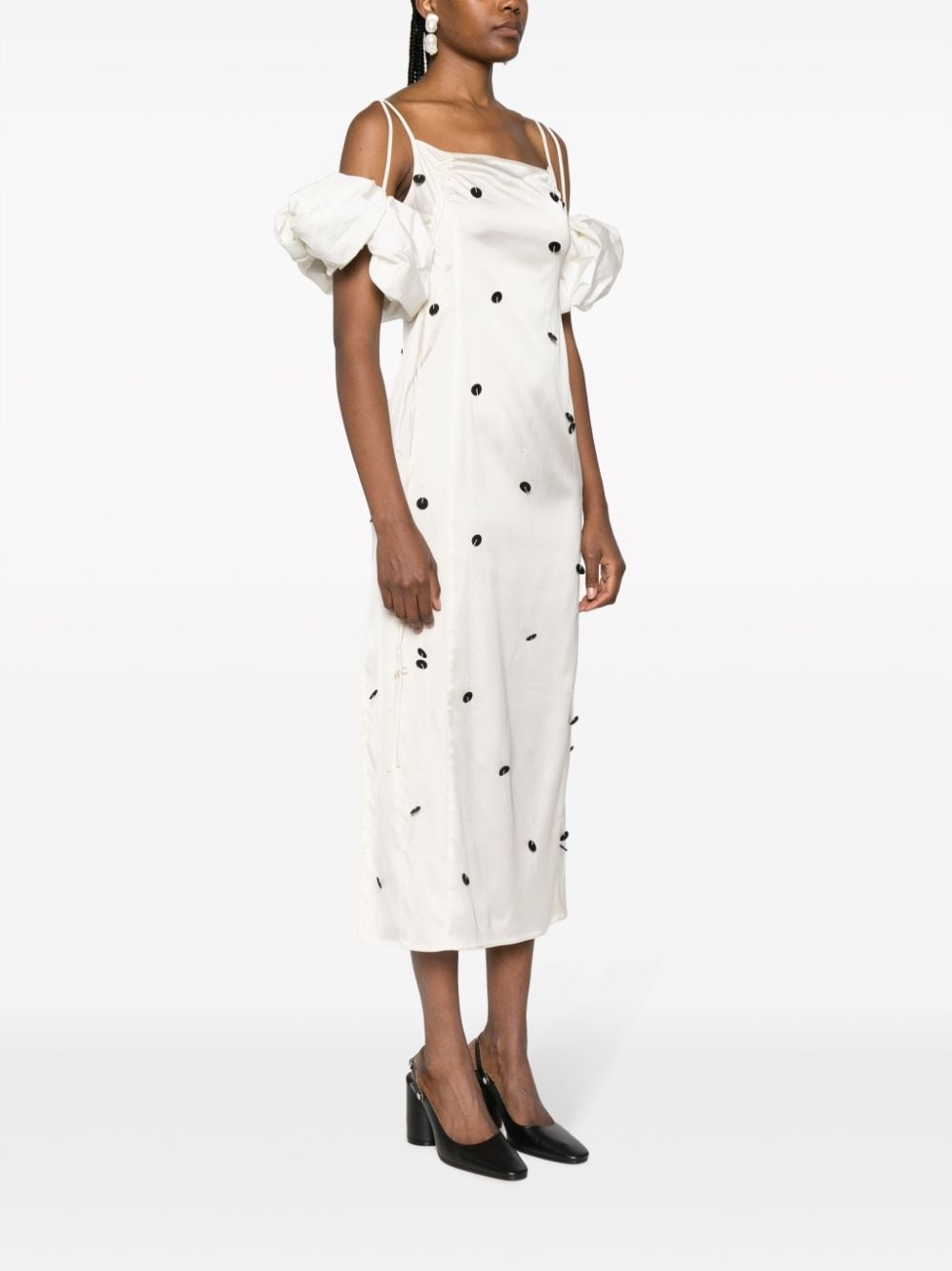 Chouchou polka-dot midi dress - 3