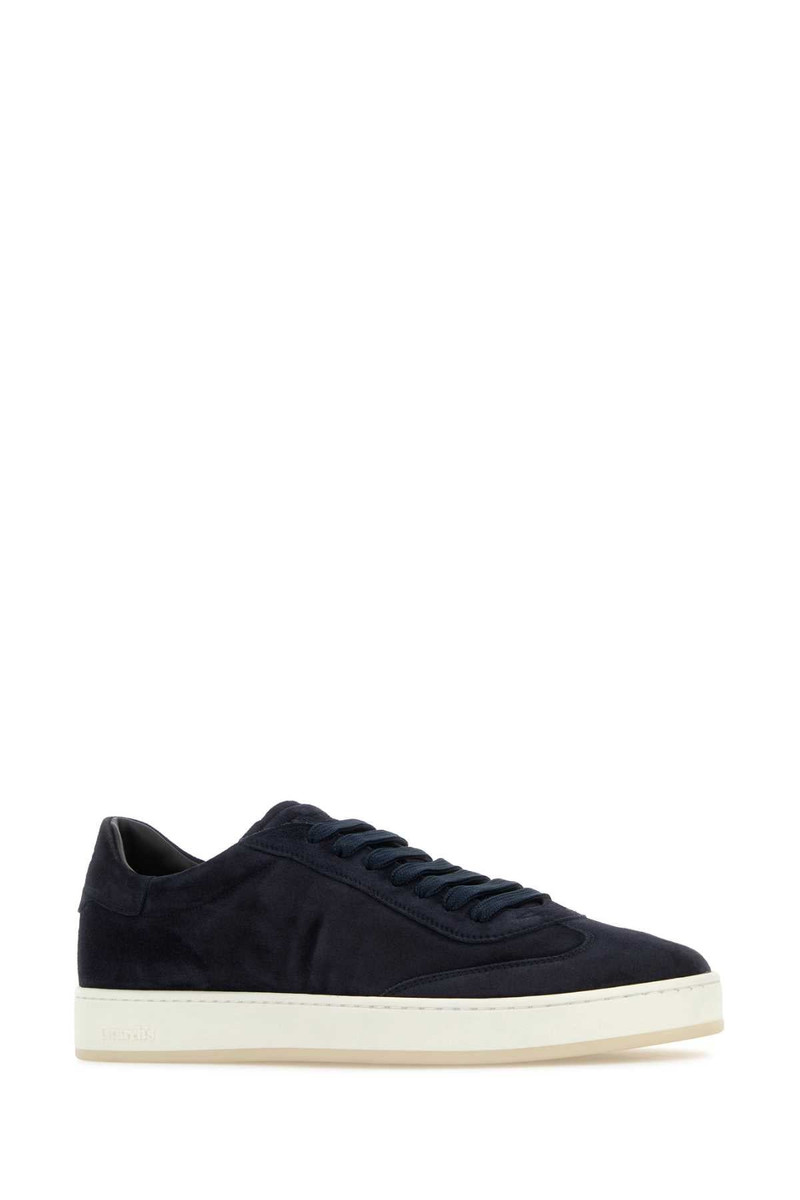 Church's Navy Blue Suede Largs 2 Sneakers Vitello outlook