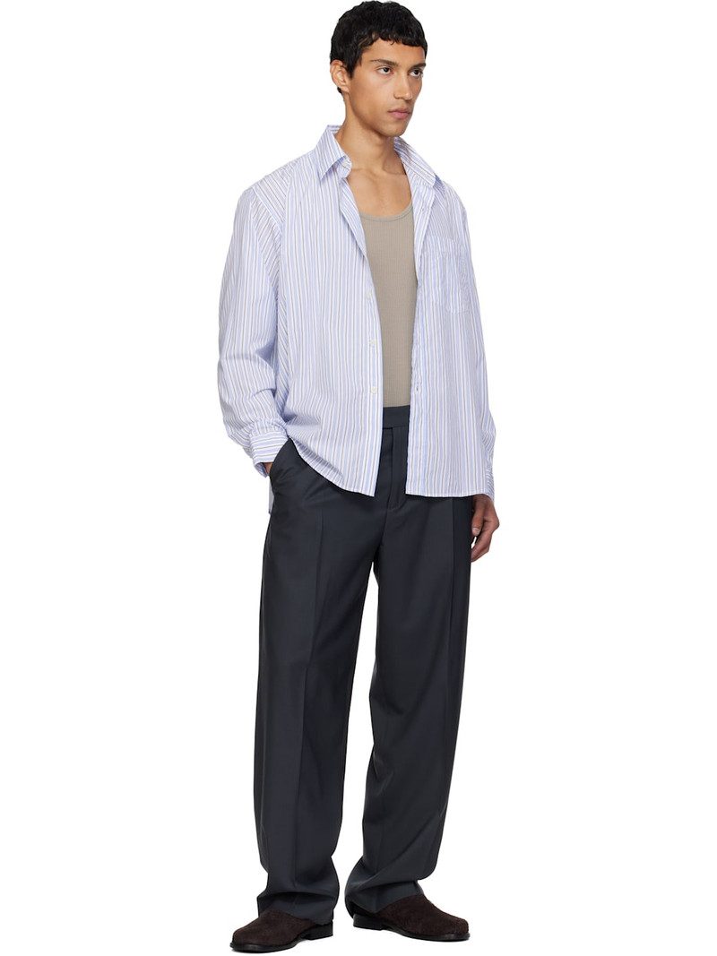 mfpen White & Blue Executive Shirt outlook