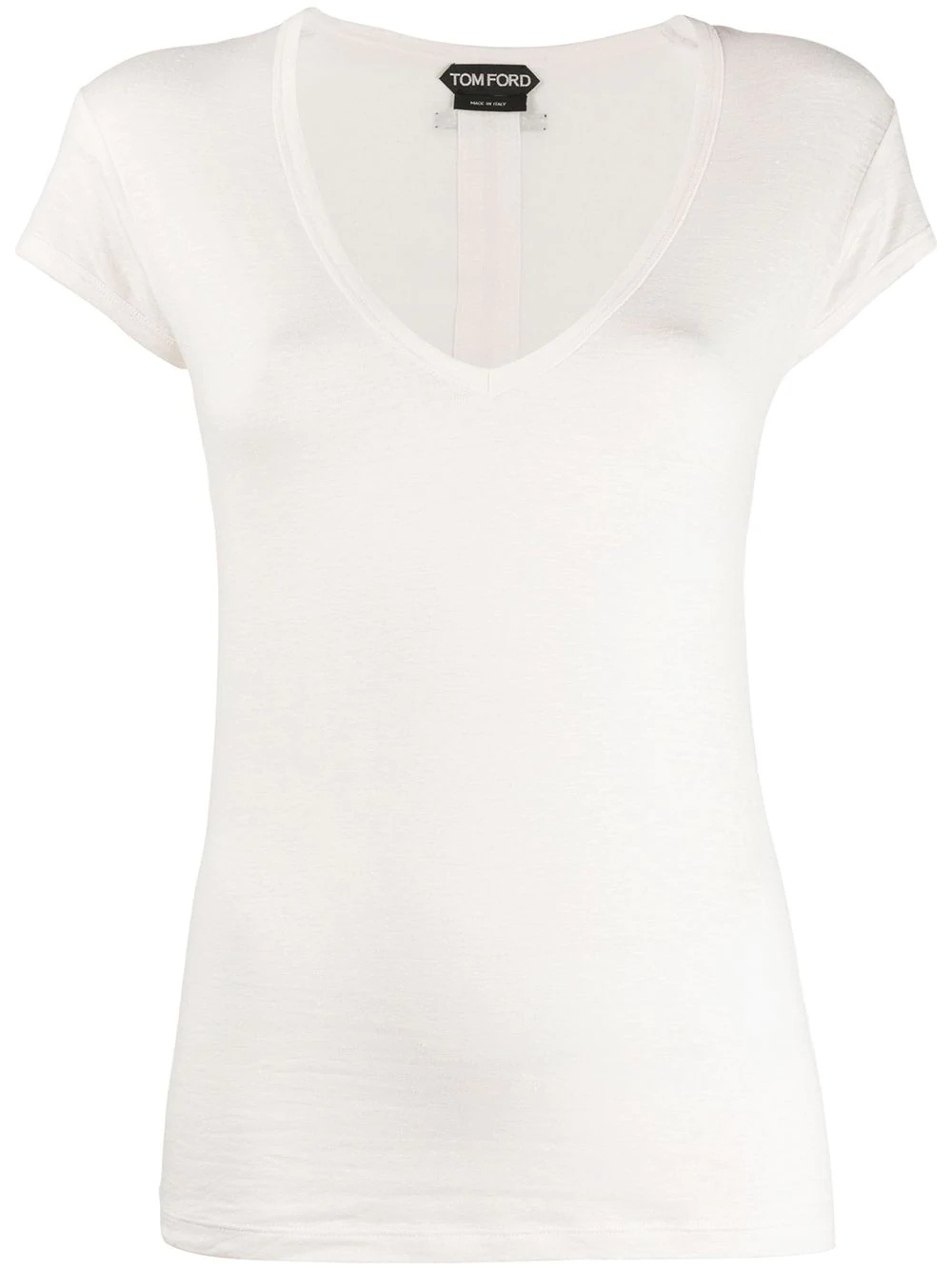 v-neck T-shirt - 1