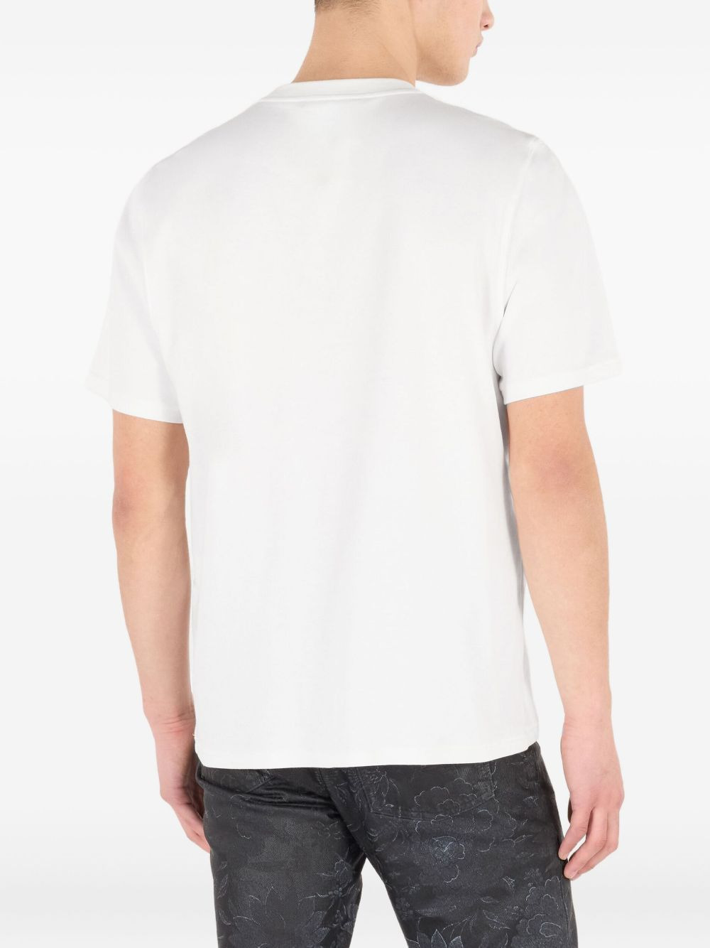 embroidered-logo T-shirt - 4