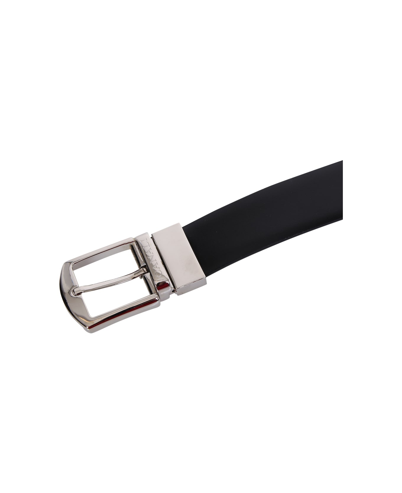 Engraved-logo Black Belt - 2