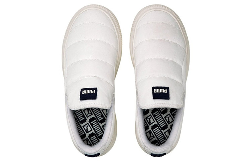(WMNS) PUMA Suede Mayu Slip-On Canvas 'White Marshmallow' 385595-02 3