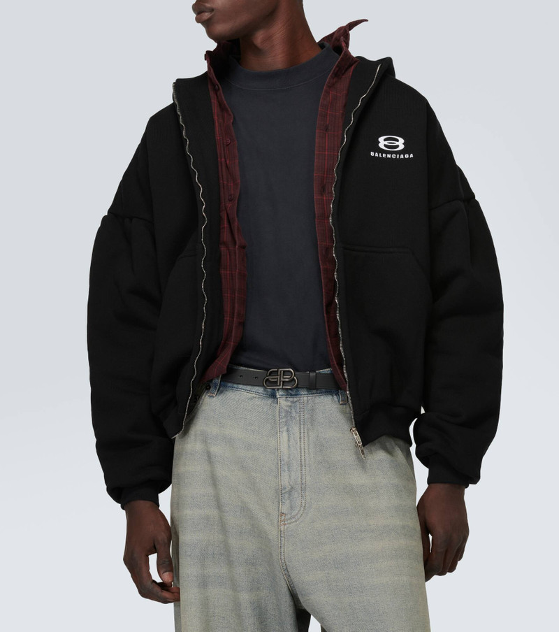 BALENCIAGA BB leather belt outlook
