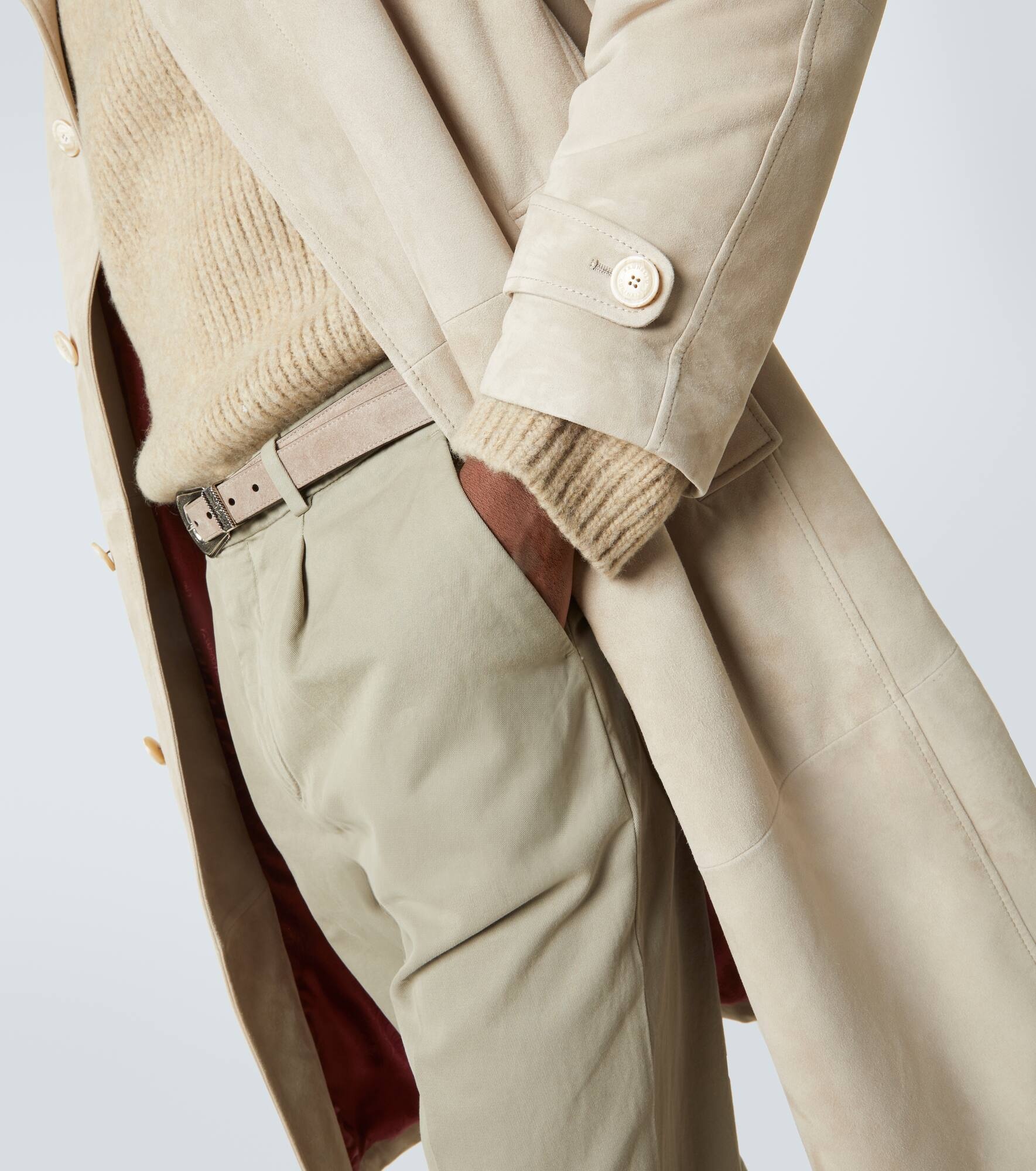 Suede car coat - 7
