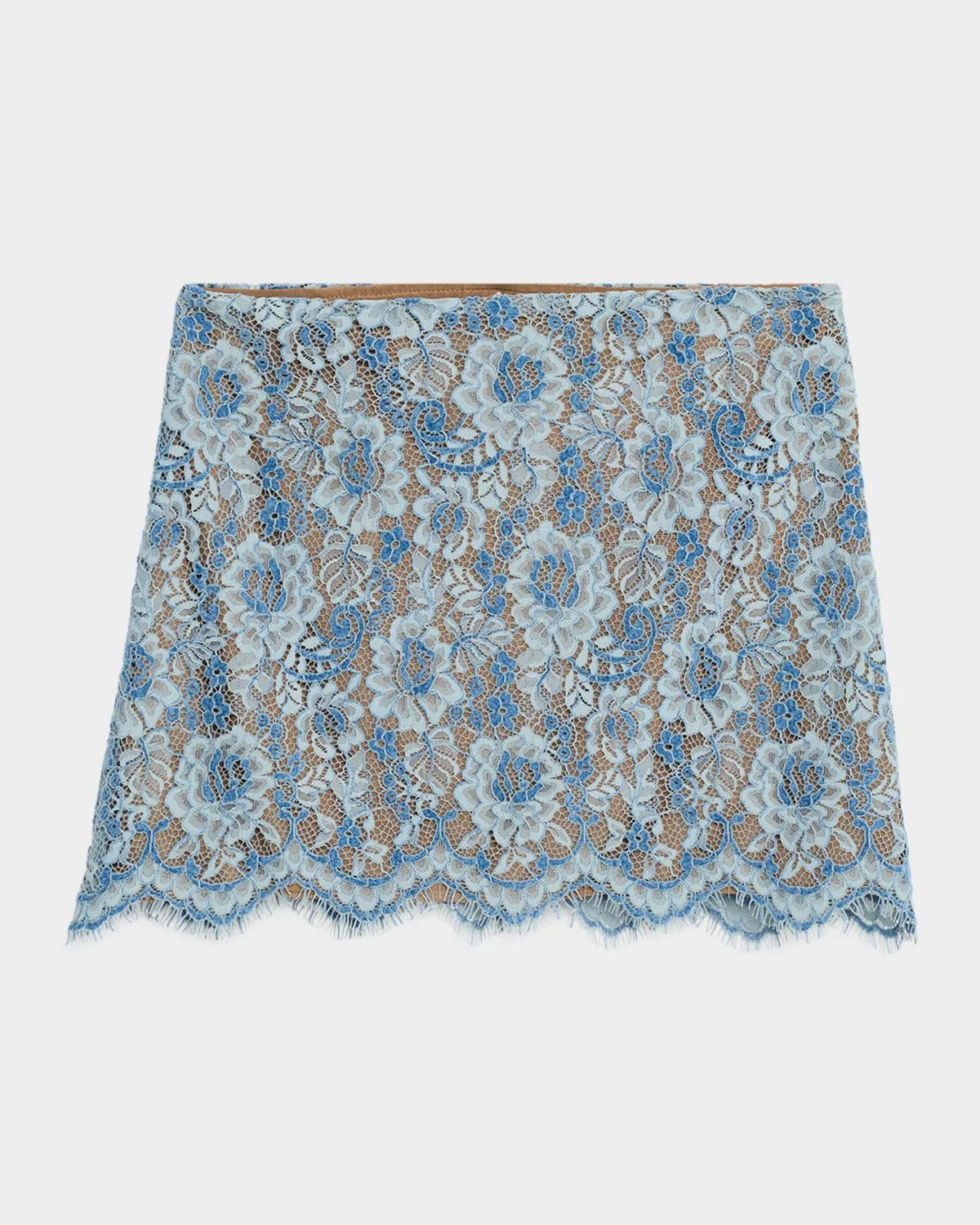 Adrienne Floral Lace Mini Skirt - 1
