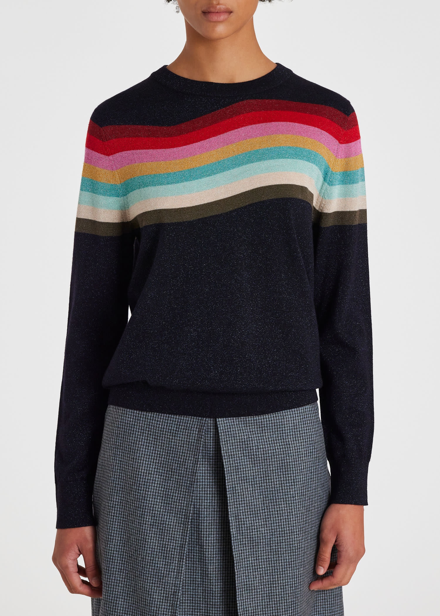 Wool-Blend 'Swirl' Sweater - 3