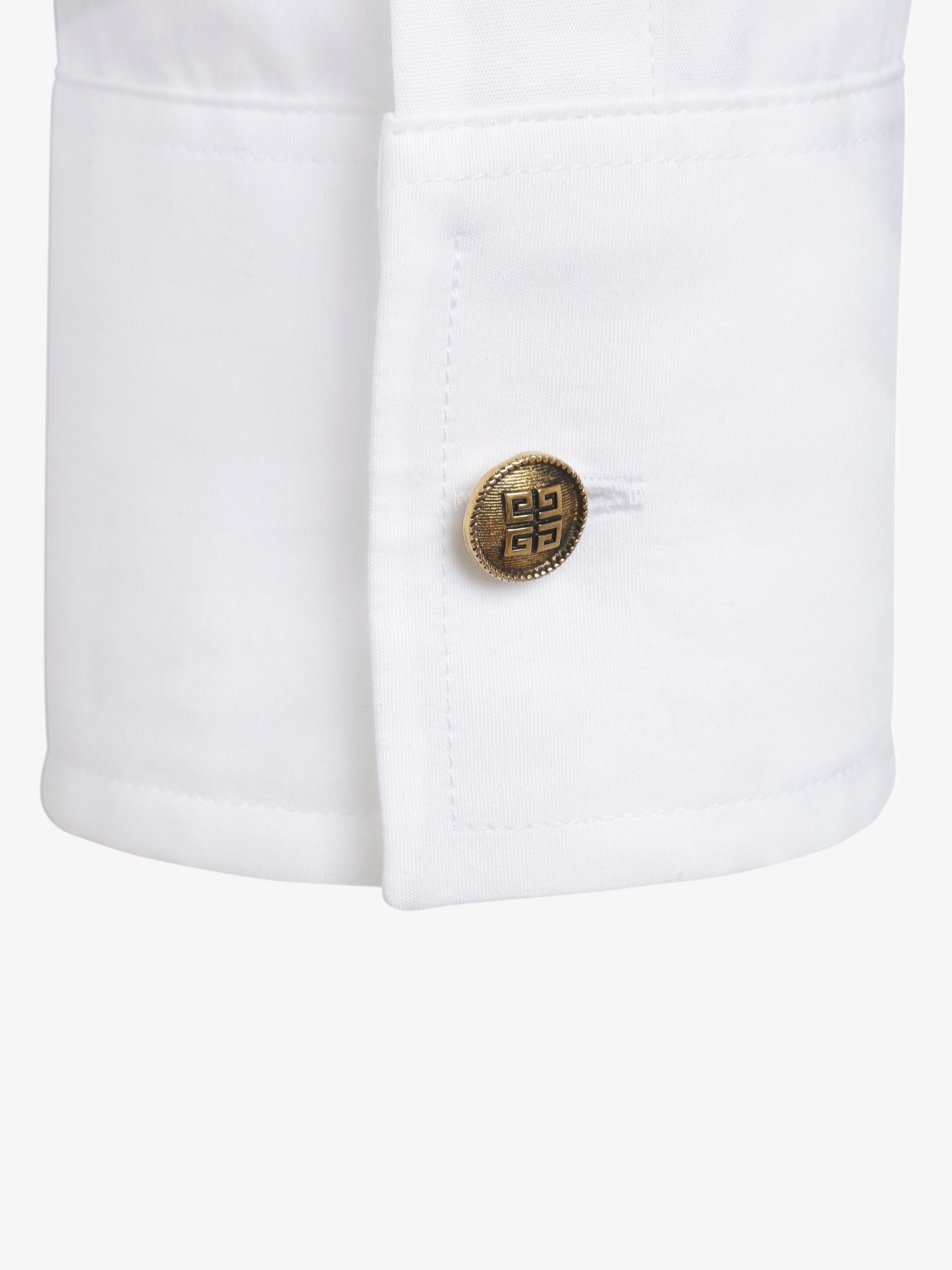 4G gold buttons shirt - 5