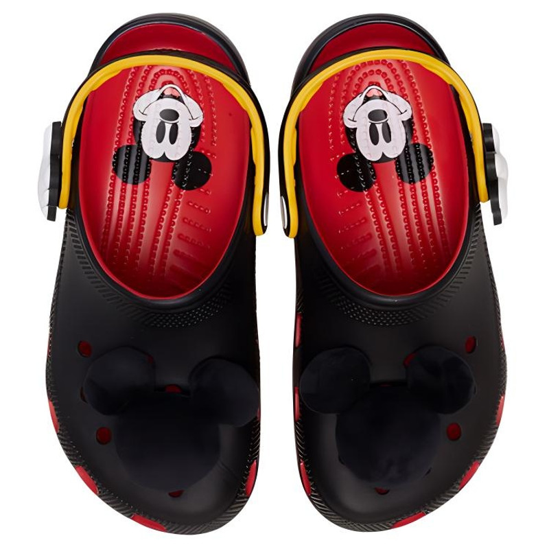 crocs (WMNS) Crocs x Mickey Mouse Classic Clogs 'Black Red' 209895-8C1 outlook