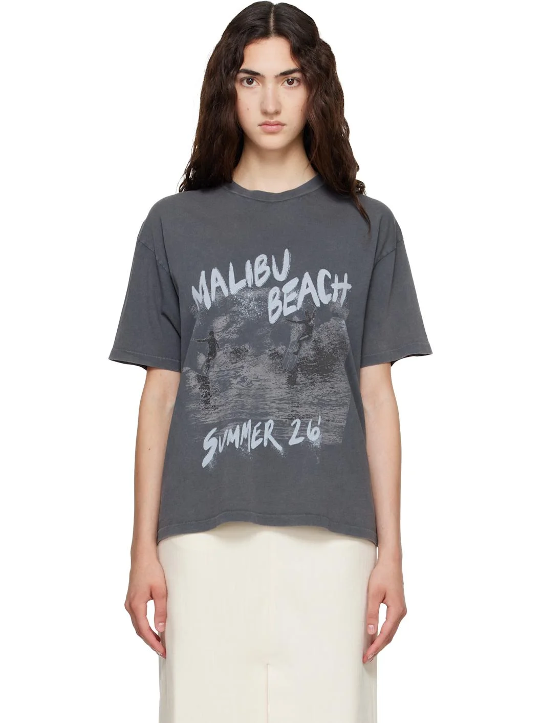 Gray Cade Surfer T-shirt - 1