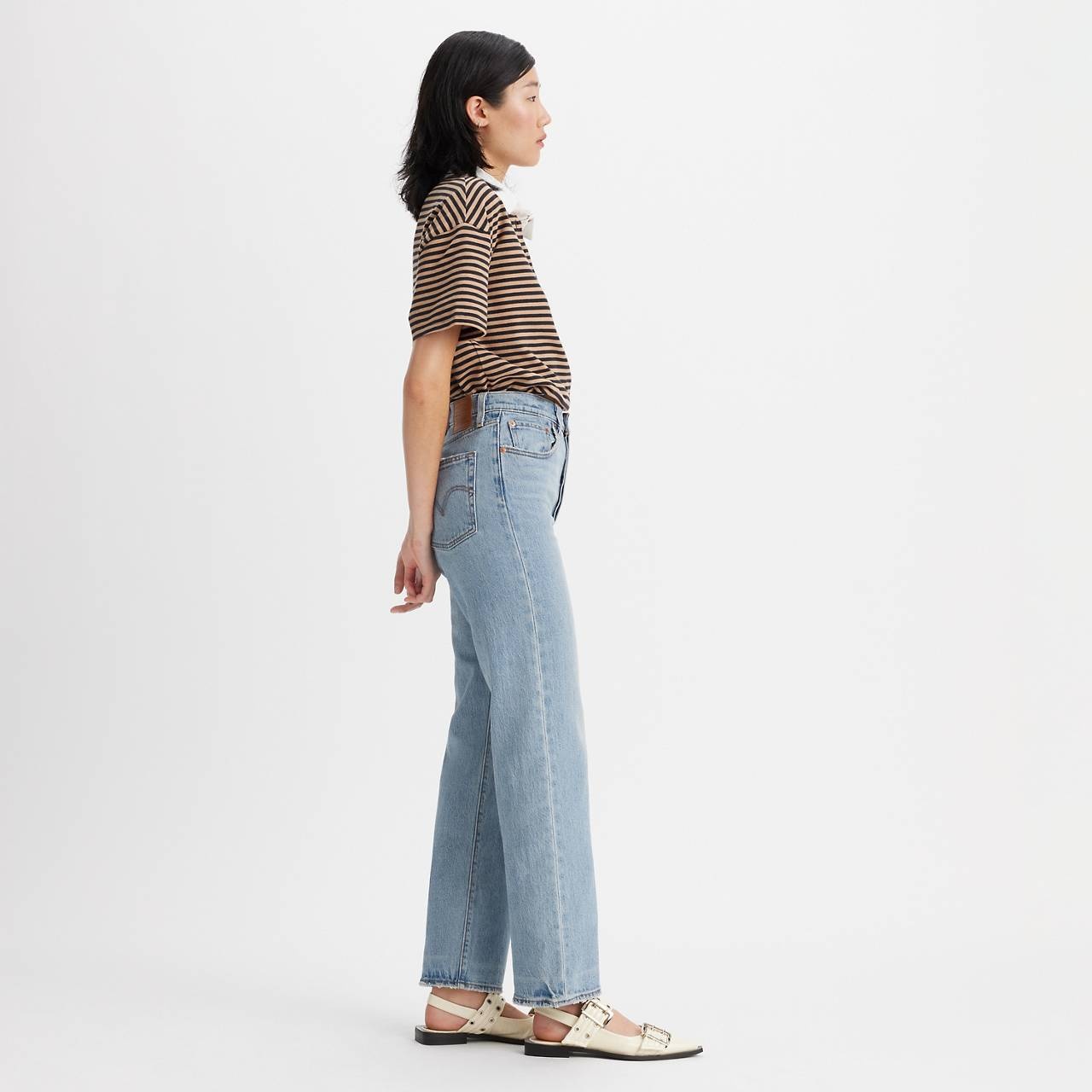 RIBCAGE STRAIGHT ANKLE WOMEN'S JEANS - 6