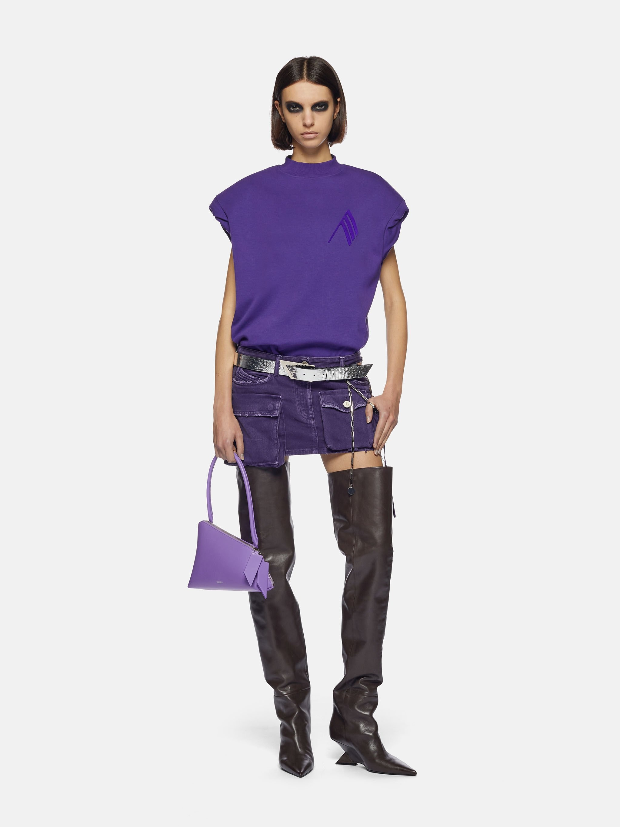 ''LAURIE'' DEEP TANZANITE T-SHIRT - 2