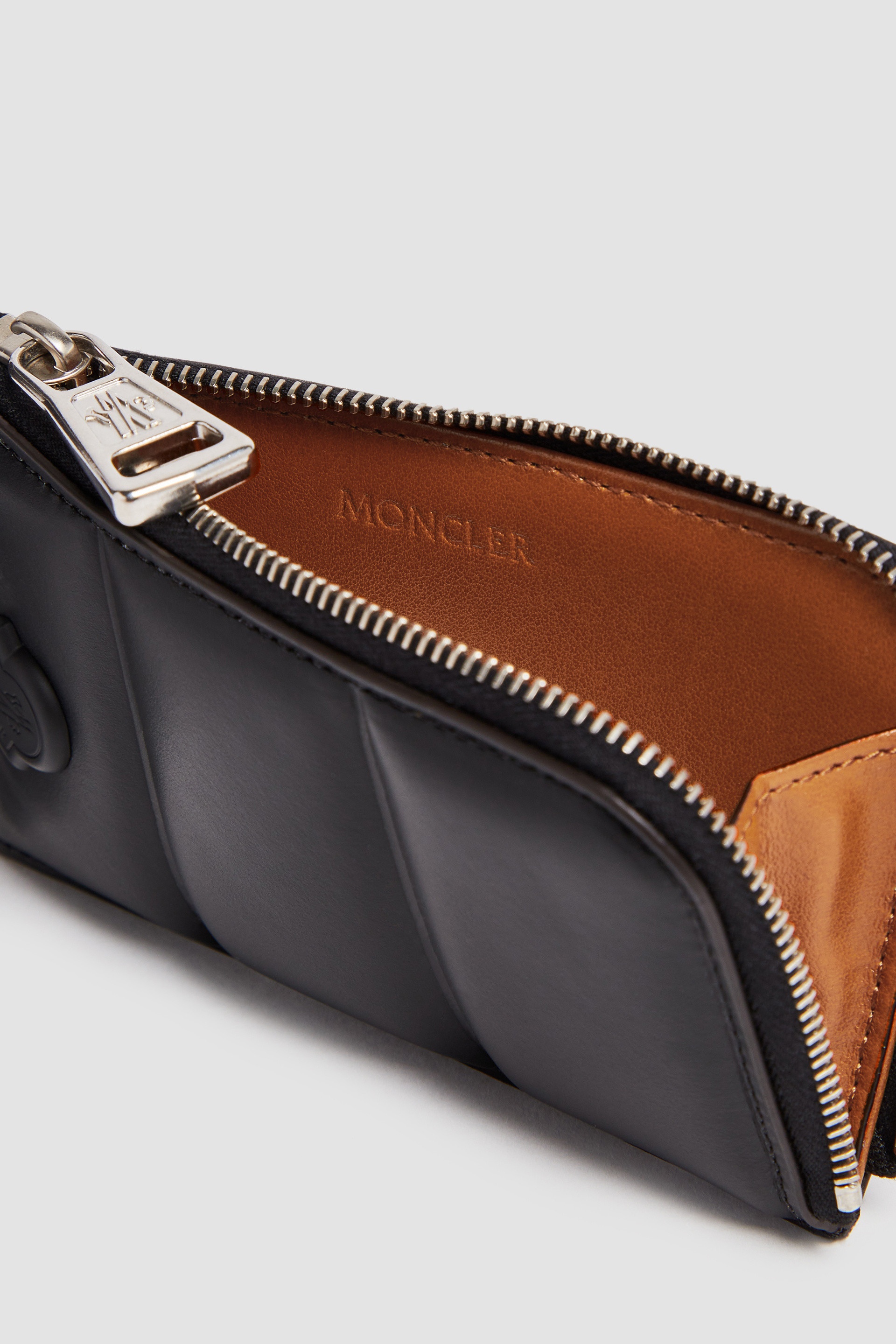 Quilted Leather Card Holder - 3