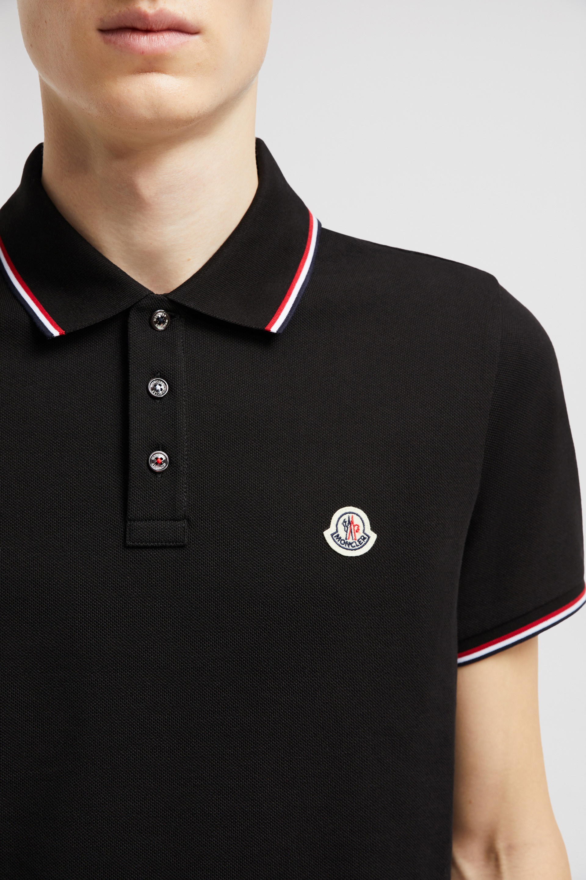 Tricolor-Trimmed Cotton Piquet Polo Shirt - 6