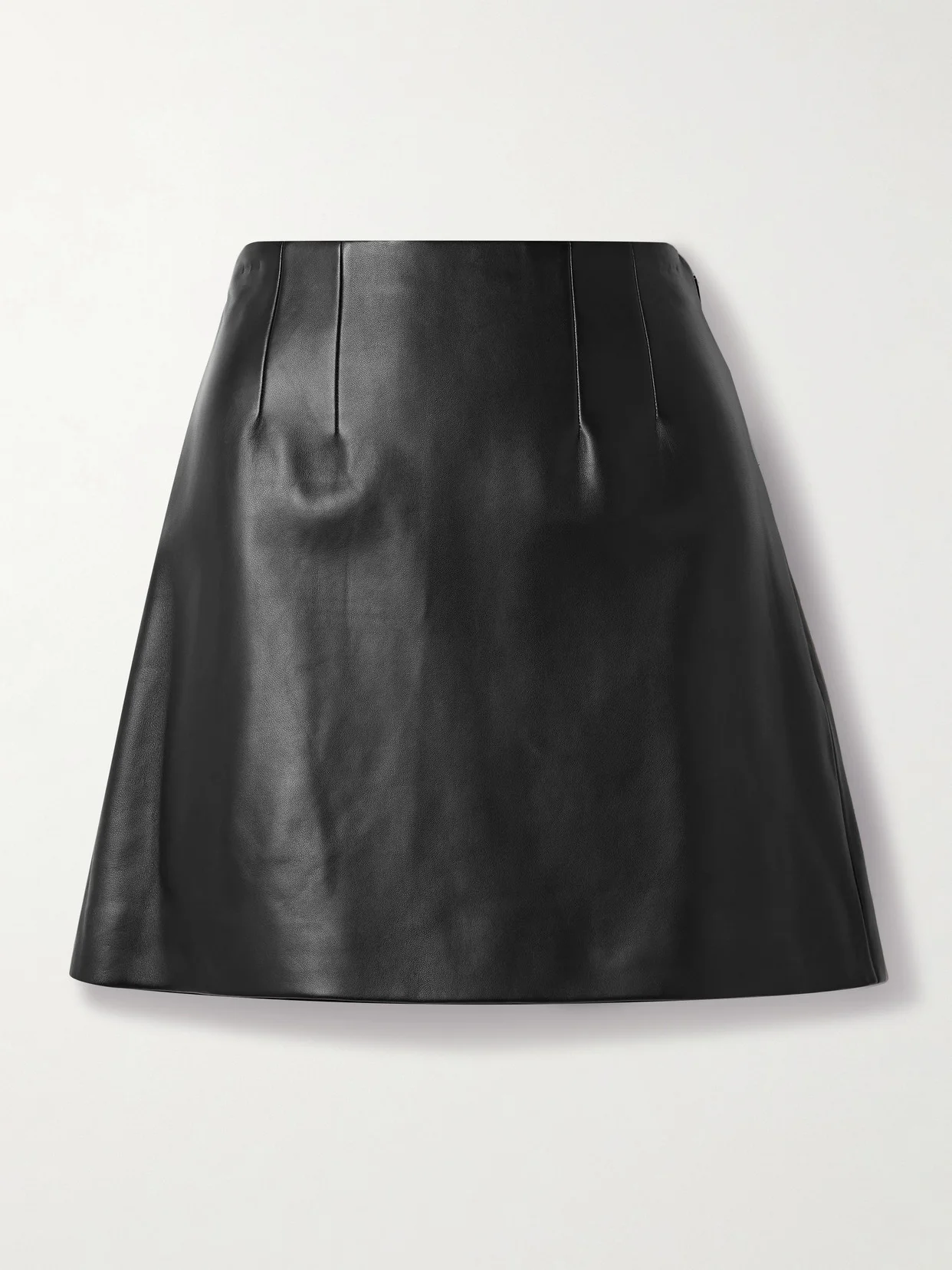 Leather Mini Skirt - 1